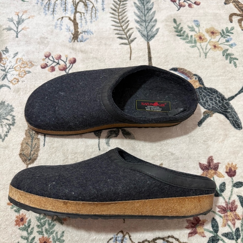 Haflinger GZL Leather Trim Grizzly size 45